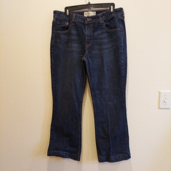 Size 12 Short 34x27 Levi Strauss Signature  Bootcut Jeans Women's Misses hemmed - Picture 1 of 11